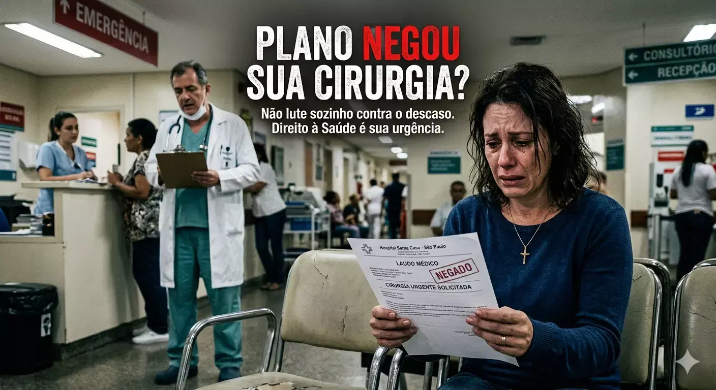 O plano de saúde negou sua cirurgia urgente — e agora?
