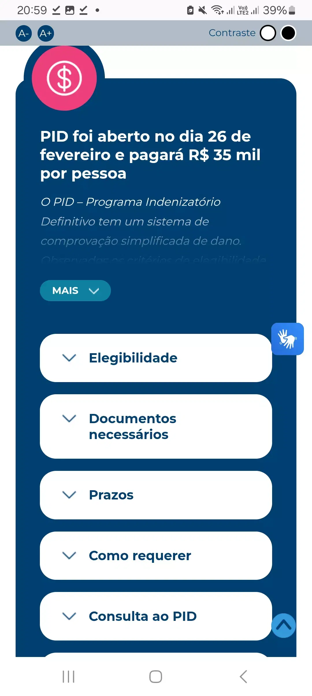 Imagem do artigo: PID Samarco: Pagamento aos Atingidos em 2025