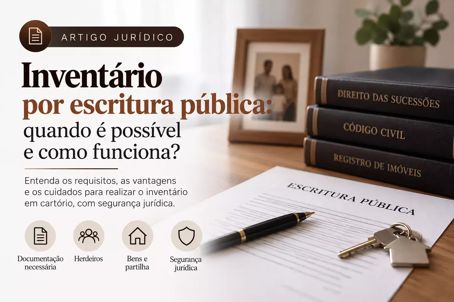 Inventário extrajudicial por escritura pública: quando é possível e como funciona?