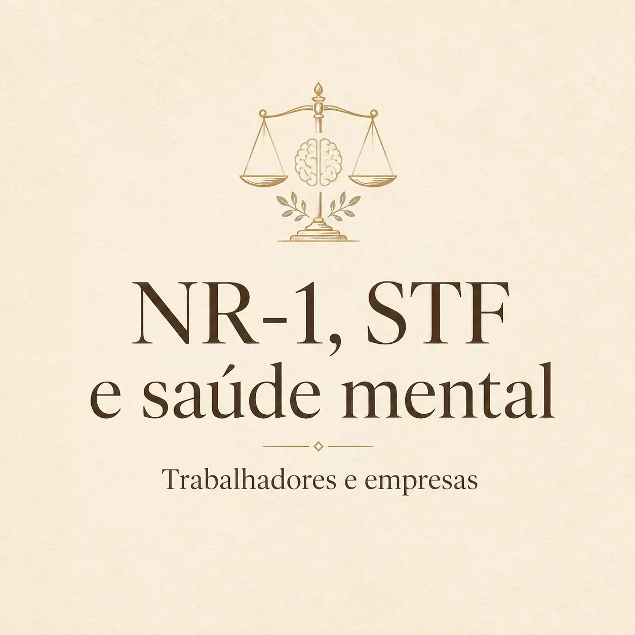 NR-1, STF e saúde mental: o adiamento das multas não suspende o dever de prevenção