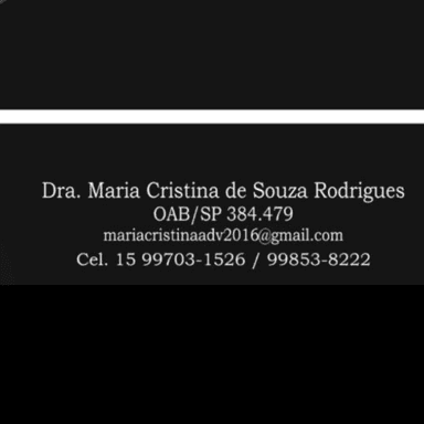 MARIA CRISTINA DE SOUZA RODRIGUES