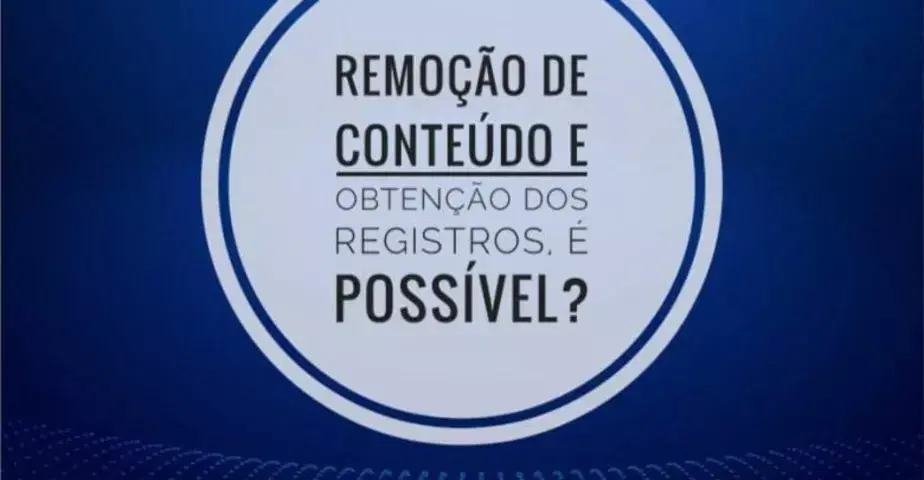 Remoção de Conteúdos na internet
